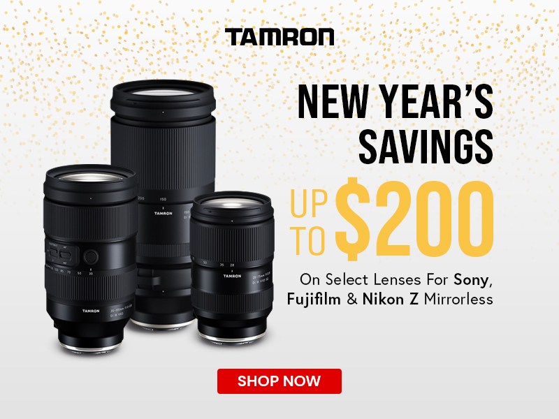 Tamron New Years Savings