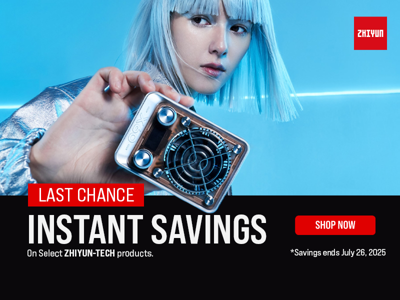 Zhiyun-tech instant savings