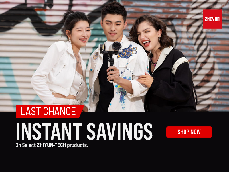 Zhiyun-tech instant savings