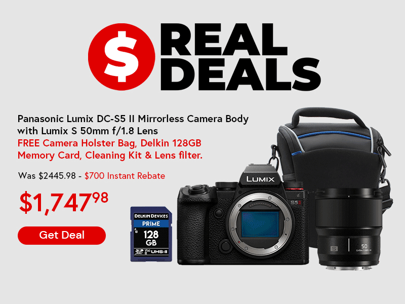 Save $700 on The Panasonic Lumix DC-S5 Mirrorless Camera!