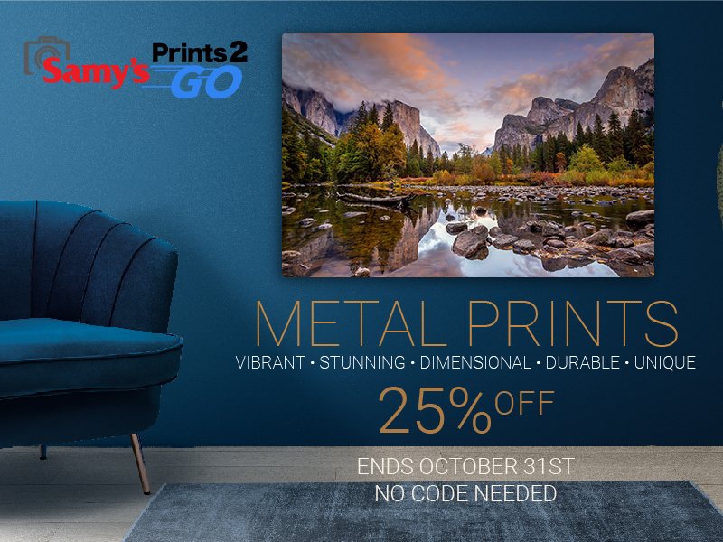 Metal Prints October Promo