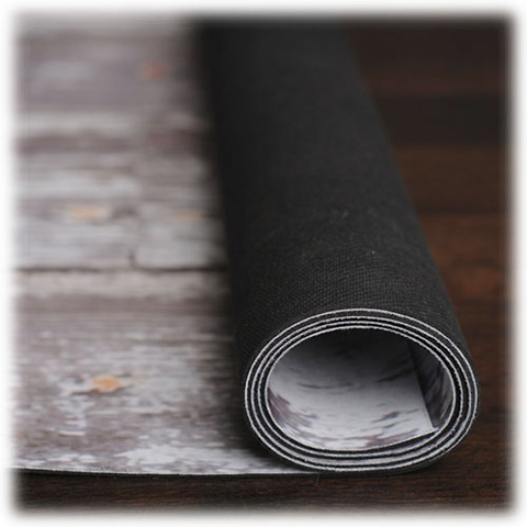 Distressed Barnwood Faux Floor Mat (54 x 72 inch) Image 1