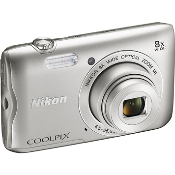 COOLPIX A300 Digital Camera (Silver)