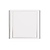 Topflight Bound Leatherette CD Holder, White with Pearl Accents, Holds 1 CD