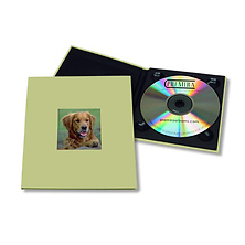 CD Holder with 2x2 Front Cover Window - Green Image 0