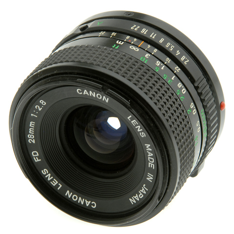 28mm f/2.8 Manual Focus FD Lens - Pre-Owned Image 0