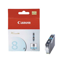 CLI-8 Photo Cyan Ink Tank for the Pixma MP950, IP4200, IP5200, IP5200R, IP6600D & Pro9000 Photo Inkjet Printers. Image 0