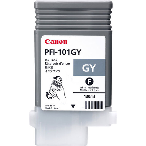 iPF5000 Ink Gray 130ml PFI-101GY Image 0