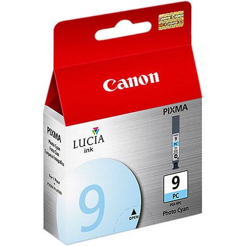 PGI-9PC Photo Cyan Lucia Pigment Ink Cartridge for Pro9500 Printer Image 0