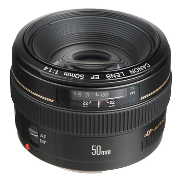 EF 50mm f1.4 USM Autofocus Lens - Open Box