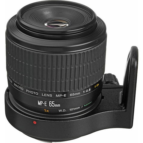 MP-E 65mm f/2.8 1-5x Manual Focus Macro Lens with Tripod Mount Ring Image 0