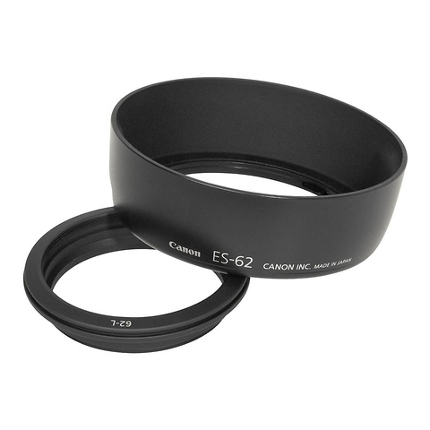 Lens Hood ES-62 with 62mm Hood Adapter for EF 50mm f/1.8 II Lens Image 0