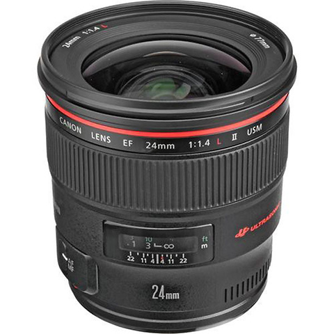 EF 24mm f/1.4L II Wide Angle USM AF Lens Image 1