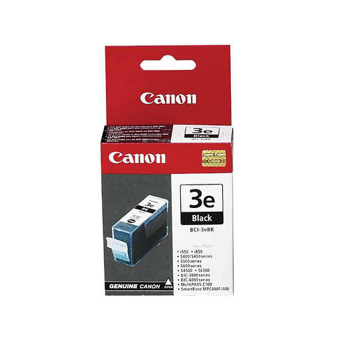 BCI-3eBk Black Ink Cartridge Image 0