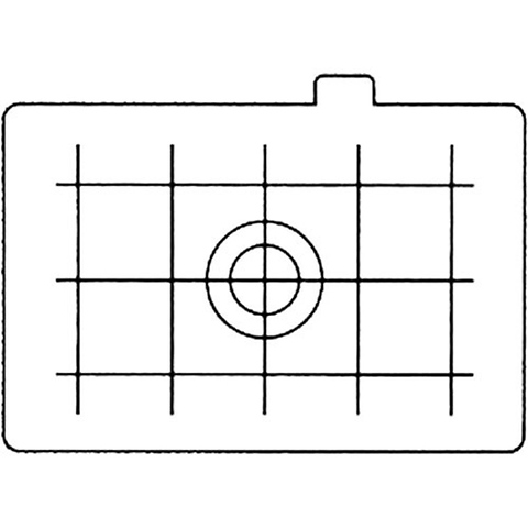 Focusing Screen Ec-D Matte with Grid for EOS Series Cameras Image 0