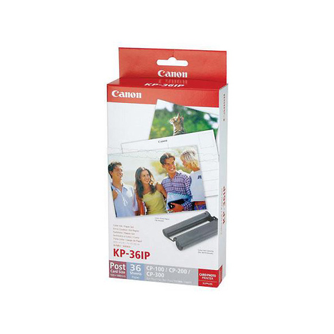 Canon KP-36IP Color Ink & Paper Set (4 x 6 Paper, 36 Sheets)