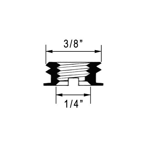 1/4-20 Female to 3/8 Male Adapter Image 1