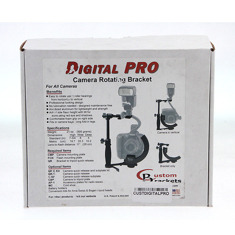 Digital PRO Rotating Camera Bracket for DSLR/SLR Cameras Image 1