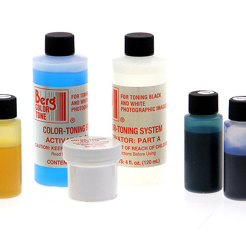 Standard 5-Color Toning Kit for Black & White Prints Image 0