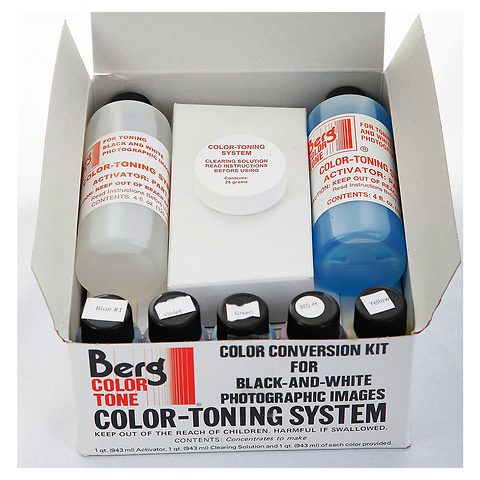 Standard 5-Color Toning Kit for Black & White Prints Image 1