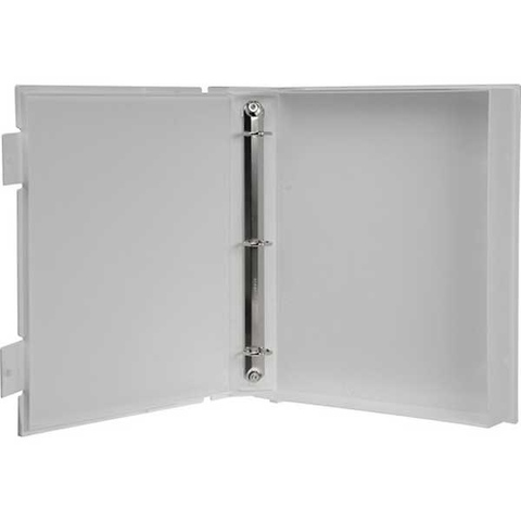 11-5/8x 10 3/16 Inches for Camera White Beseler Archival Safe-T 3-Ring Binder Box 
