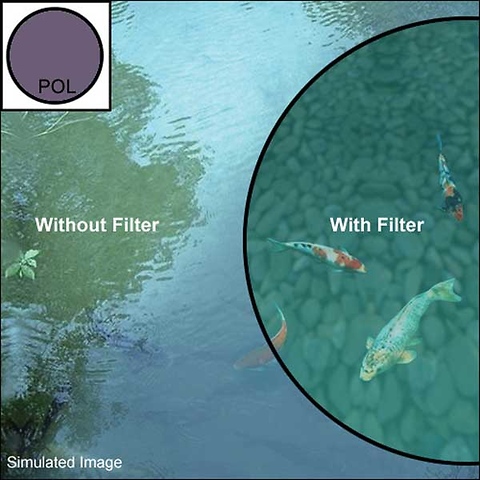 72mm Circular Polarizer Multi-Resistant Coated (MRC) Filter Image 2