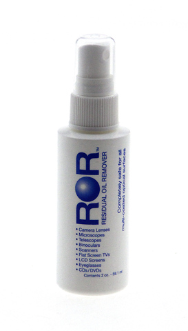 ROR Residual Oil Remover Lens Cleaner 2 oz. Pump Image 0