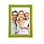 Silver Plate Enamel 4x6 Green Tea Photo Frame