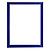 Angled W48 4x6 Blue Photo Frame