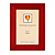 Angled Gallery Wood Molding Rosewood Frame - 5 x 7