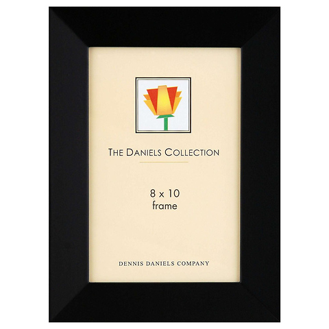 Angled Gallery Wood Molding Frame Ebony Black 8 x 10 in. Image 0