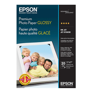 Premium Photo Paper Glossy, 8 x 10in - 20 sheets
