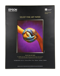 Epson Velvet Fine Art Paper 8.5