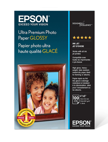 Ultra Premium Photo Paper Glossy 4x6 - 100 sheets Image 0