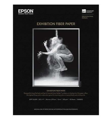 Exhibition Fiber Paper, 8.5 x 11in. (25 Sheets) Image 0