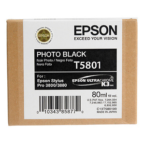 UltraChrome K3 Photo Black Ink Cartridge (80 ml)(T580100)