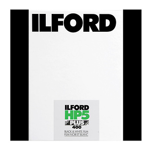 HP5 400 Plus B&W Negative Film 4 x 5, 25 Sheets