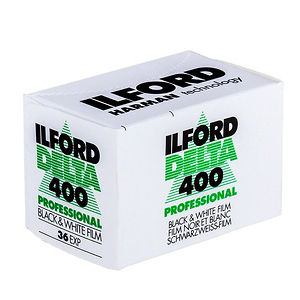 Delta 400 B&W Negative Film, 35mm, 36 Exposures, Single Roll