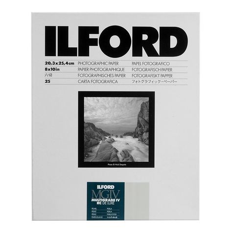 8 x 10in Multigrade IV RC Deluxe B&W Paper, Pearl - 25 Sheets Image 0