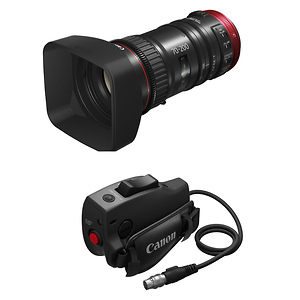 CN-E 70-200mm T4.4 Compact-Servo Cine Zoom Lens (EF Mount) with ZSG-C10 Zoom Grip