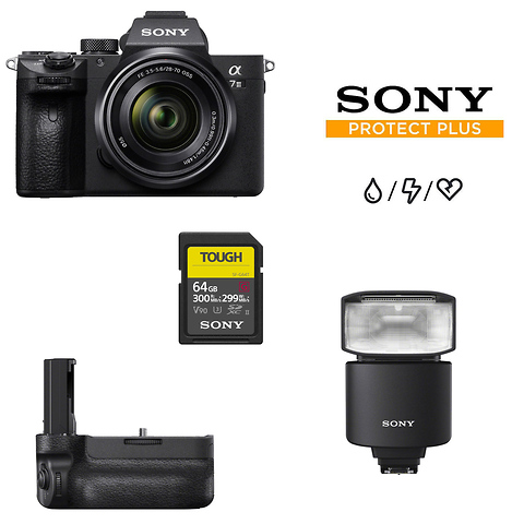 Alpha a7 III Mirrorless Digital Camera w/Sony FE 28-70mm f/3.5-5.6 OSS Lens with Sony Accessories Image 0