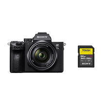Alpha a7 III Mirrorless Digital Camera with 28-70mm Lens with Sony 64GB SF-G Tough UHS-II Memory Card Image 0