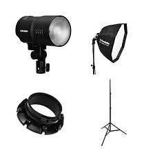 B10 250 AirTTL Monolight with 2 ft. Off Camera Flash Octagonal Softbox, Off Camera Flash Speedring, and 8 ft. Light Stand Image 0