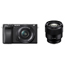 Alpha a6400 Mirrorless Digital Camera with 16-50mm Lens (Black) and FE 85mm f/1.8 Lens Thumbnail 0