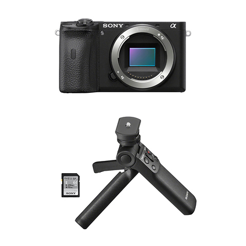 Alpha a6600 Mirrorless Digital Camera Body (Black) with Vlogger Accessory Kit Image 0