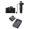 Lumix DC-G100 Mirrorless Micro Four Thirds Digital Camera with 12-32mm Lens, Tripod Grip Kit (Black) and DMW-ZSTRV Battery & Charger Travel Pack Thumbnail 0