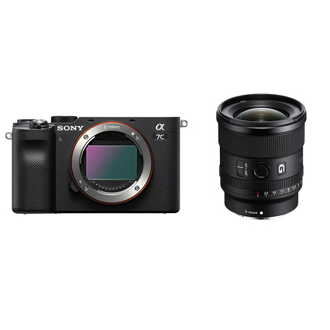 Alpha a7C Mirrorless Digital Camera Body (Black) with FE 20mm f/1.8 G Lens Image 0