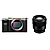 Alpha a7C Mirrorless Digital Camera Body (Silver) with FE 85mm f/1.8 Lens