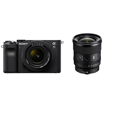 Alpha a7C Mirrorless Digital Camera with 28-60mm Lens (Black) and FE 20mm f/1.8 G Lens Image 0