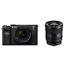 Alpha a7C Mirrorless Digital Camera with 28-60mm Lens (Black) and FE 20mm f/1.8 G Lens Thumbnail 0